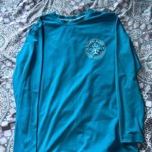 spicy tuna blue dry fit tee